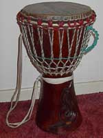 photo ofdjembe hand drum